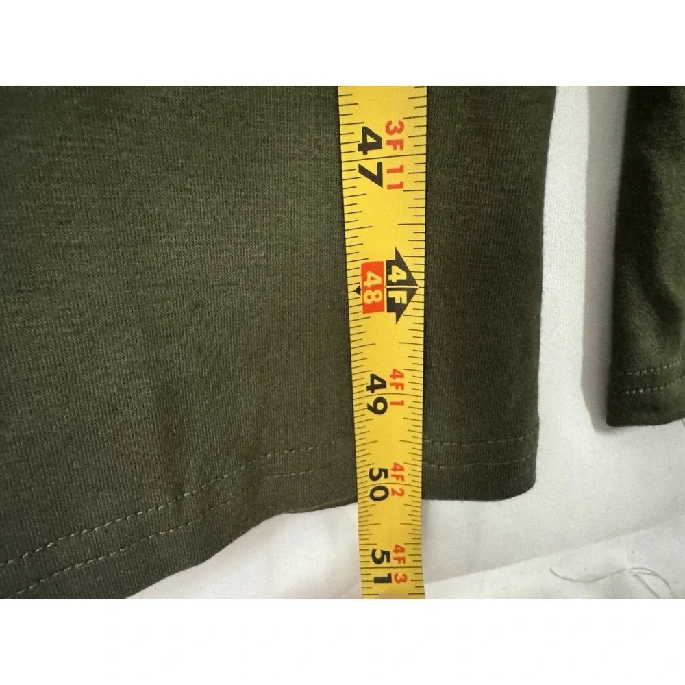 NWT CUPSHE Olive Green Smocked Wide Leg Jumpsuit XL Boho Sleeveless Romper - Picture 4 of 6